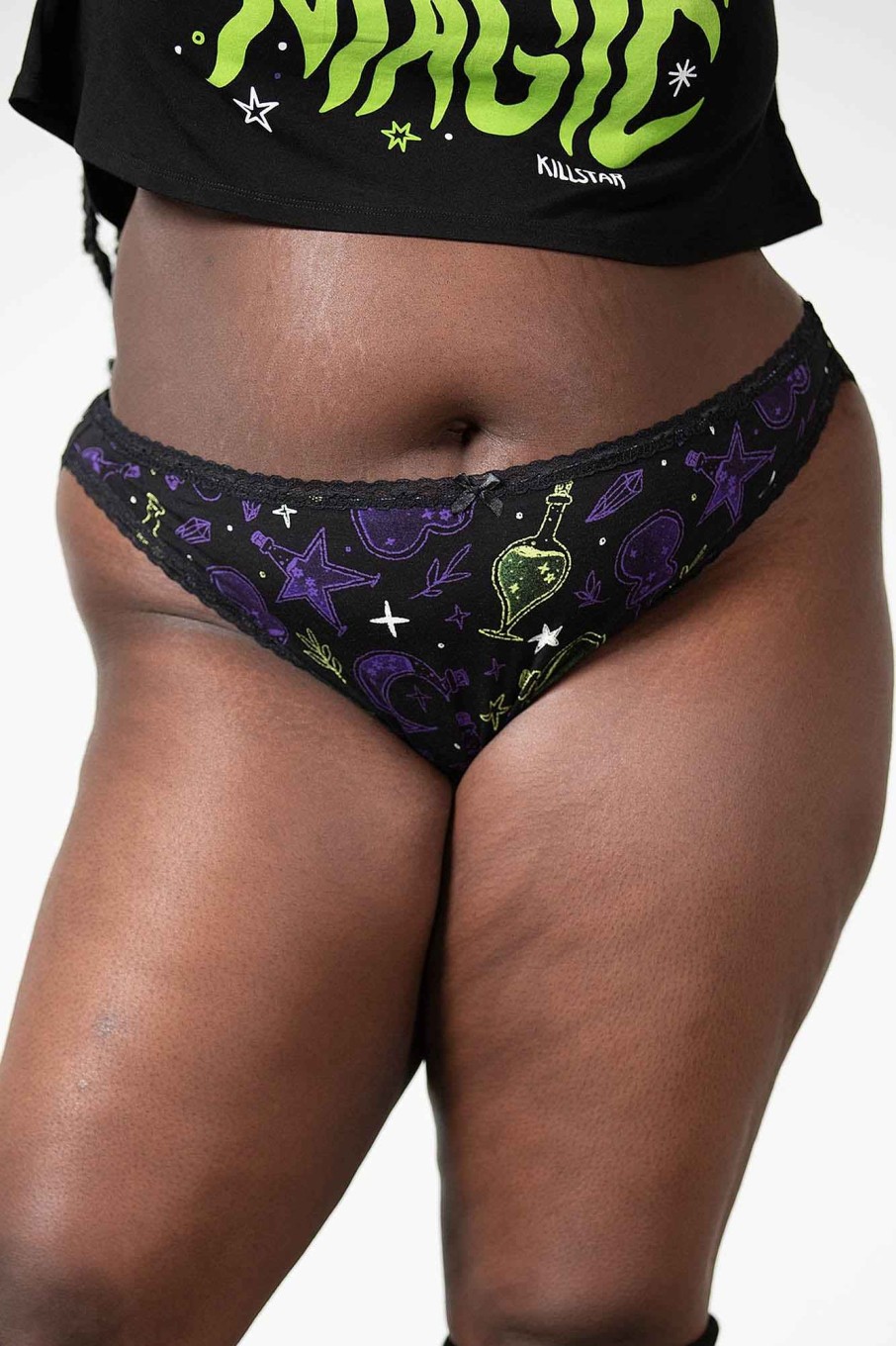 Plus KILLSTAR Intimates | Magic Night Panties [Plus] Black