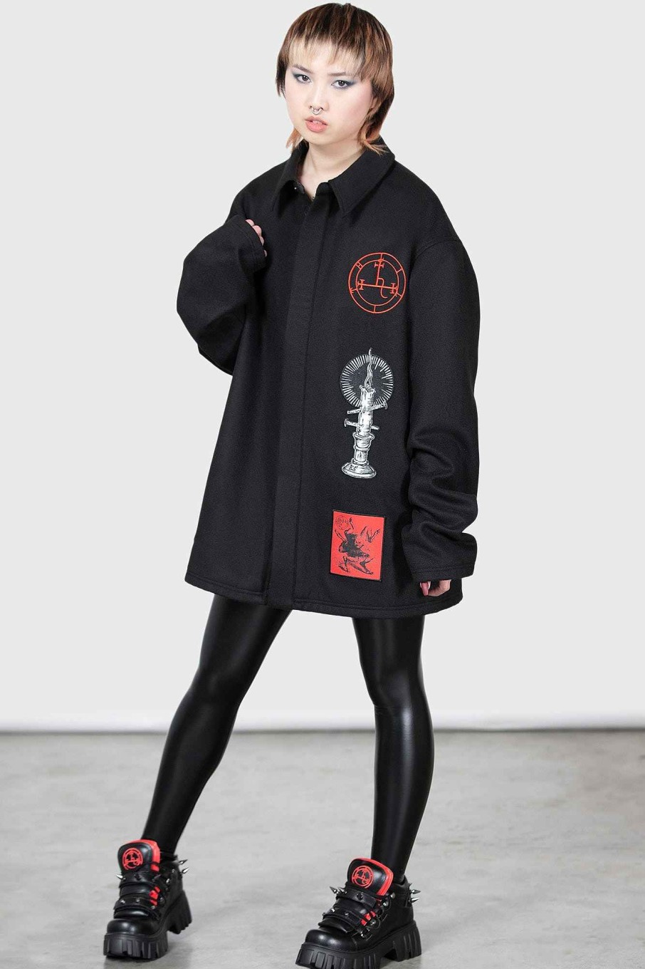 Men KILLSTAR Outerwear | Incendiary Jacket Black