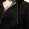 Plus KILLSTAR Outerwear | Eternal Rest Zip Hoodie [Plus] Black