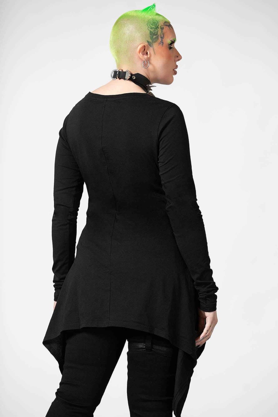 Women KILLSTAR Tops | Cora Long Sleeve Top Black