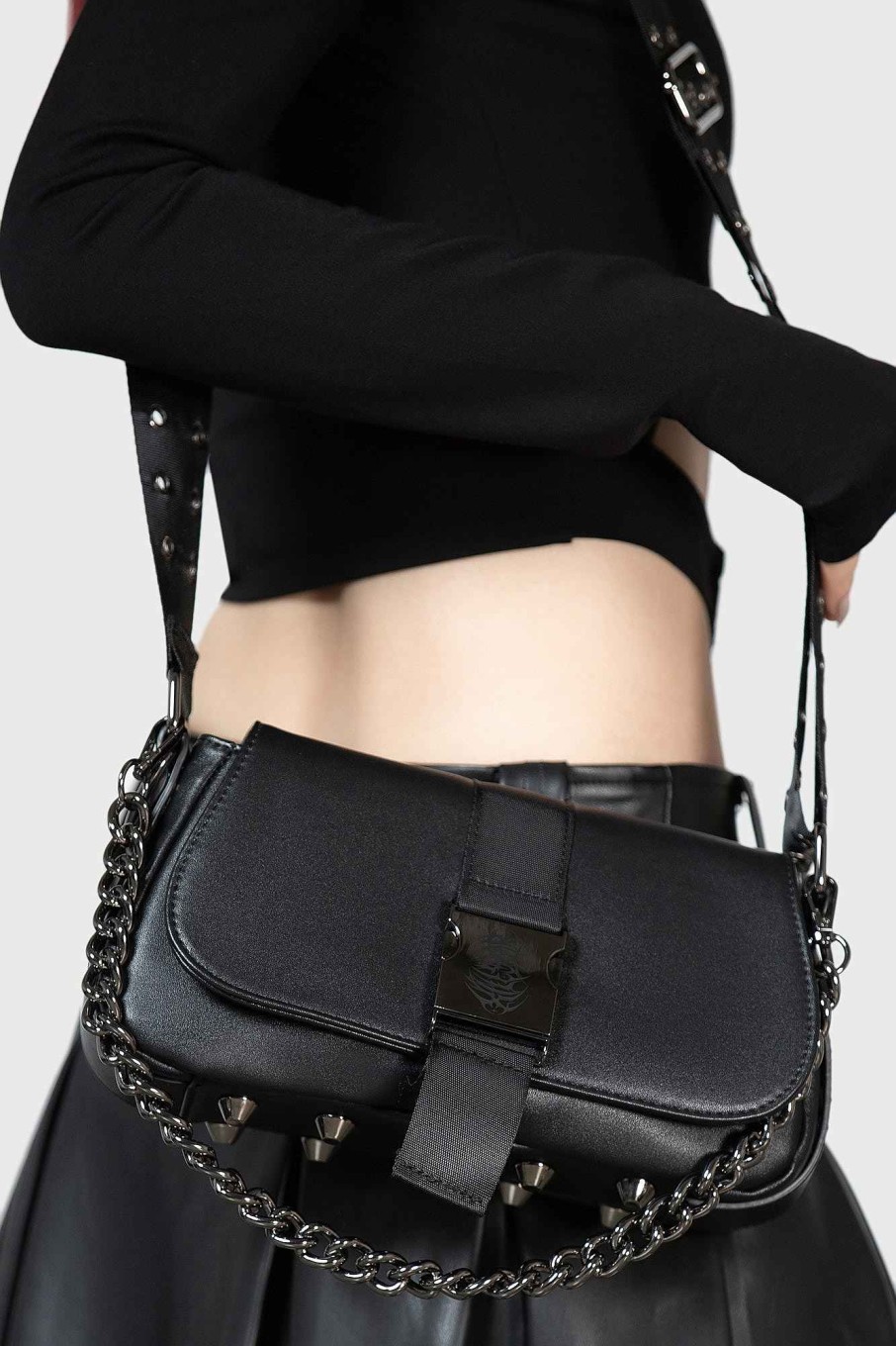 Accessories KILLSTAR Handbags | Darkwave Shoulder Bag Black