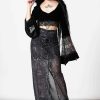 Women KILLSTAR Skirts | Chalise Maxi Skirt Black