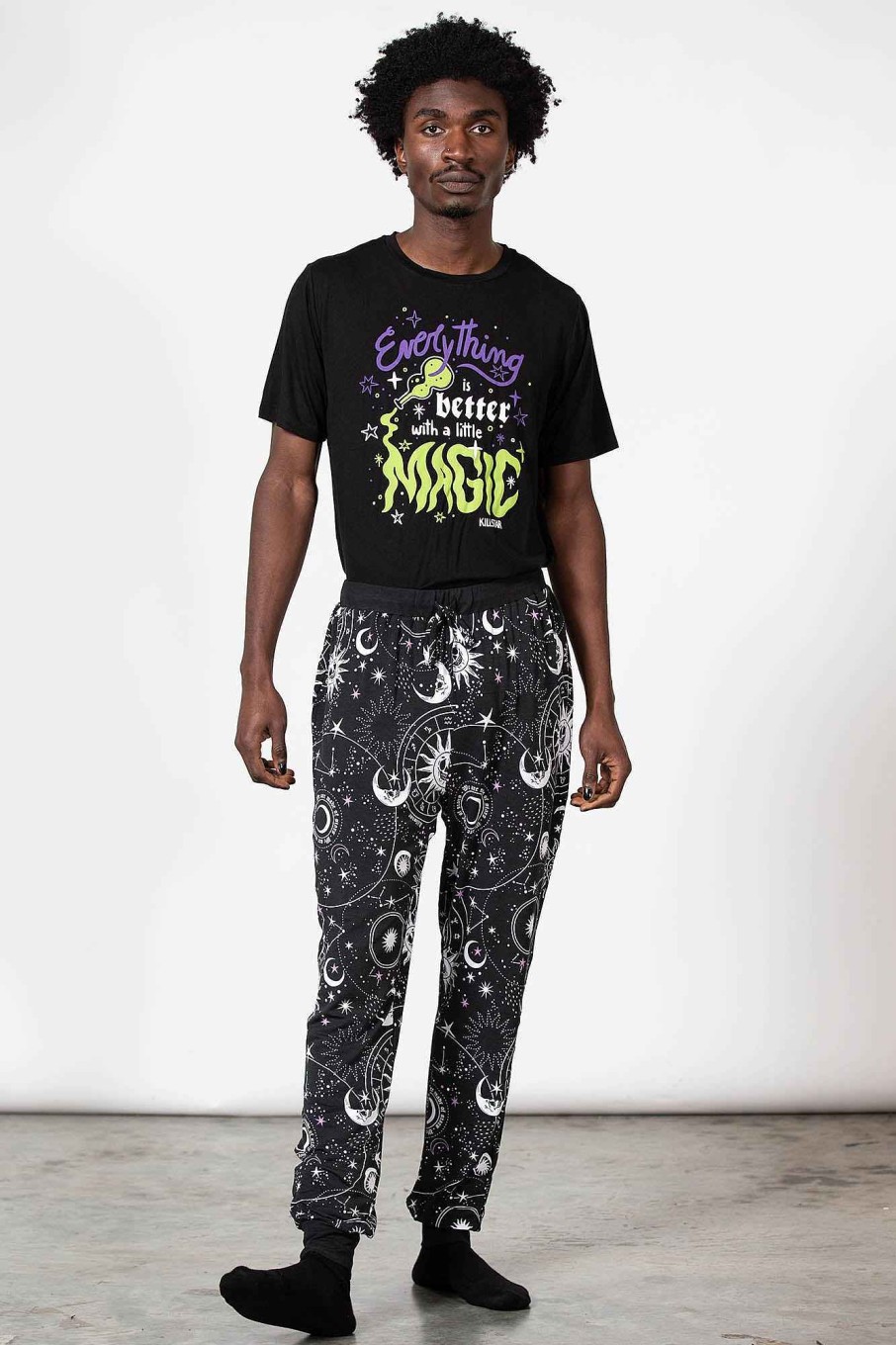 Men KILLSTAR Loungewear | Nebula Lounge Pants Black