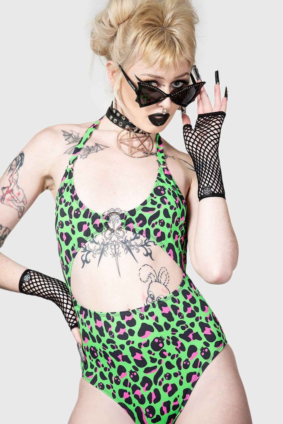 Women KILLSTAR Swimwear | Animal Swimsuit Green