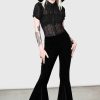 Women KILLSTAR Tops | Elena'S Choice Lace Collar Blouse [B] Black