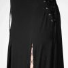 Women KILLSTAR Skirts | Hellverina Split Maxi Skirt Black