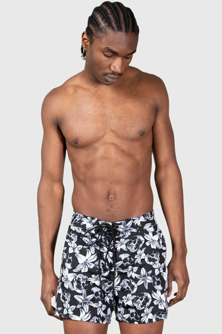 Men KILLSTAR Swimwear | Denarian'S Coin Swim Shorts Black