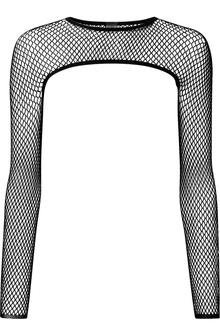 Women KILLSTAR Tops | Bite Me Fishnet Bolero [B] Black