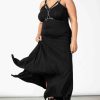 Plus KILLSTAR Dresses | Phoenix Maxi Dress [Plus] Black