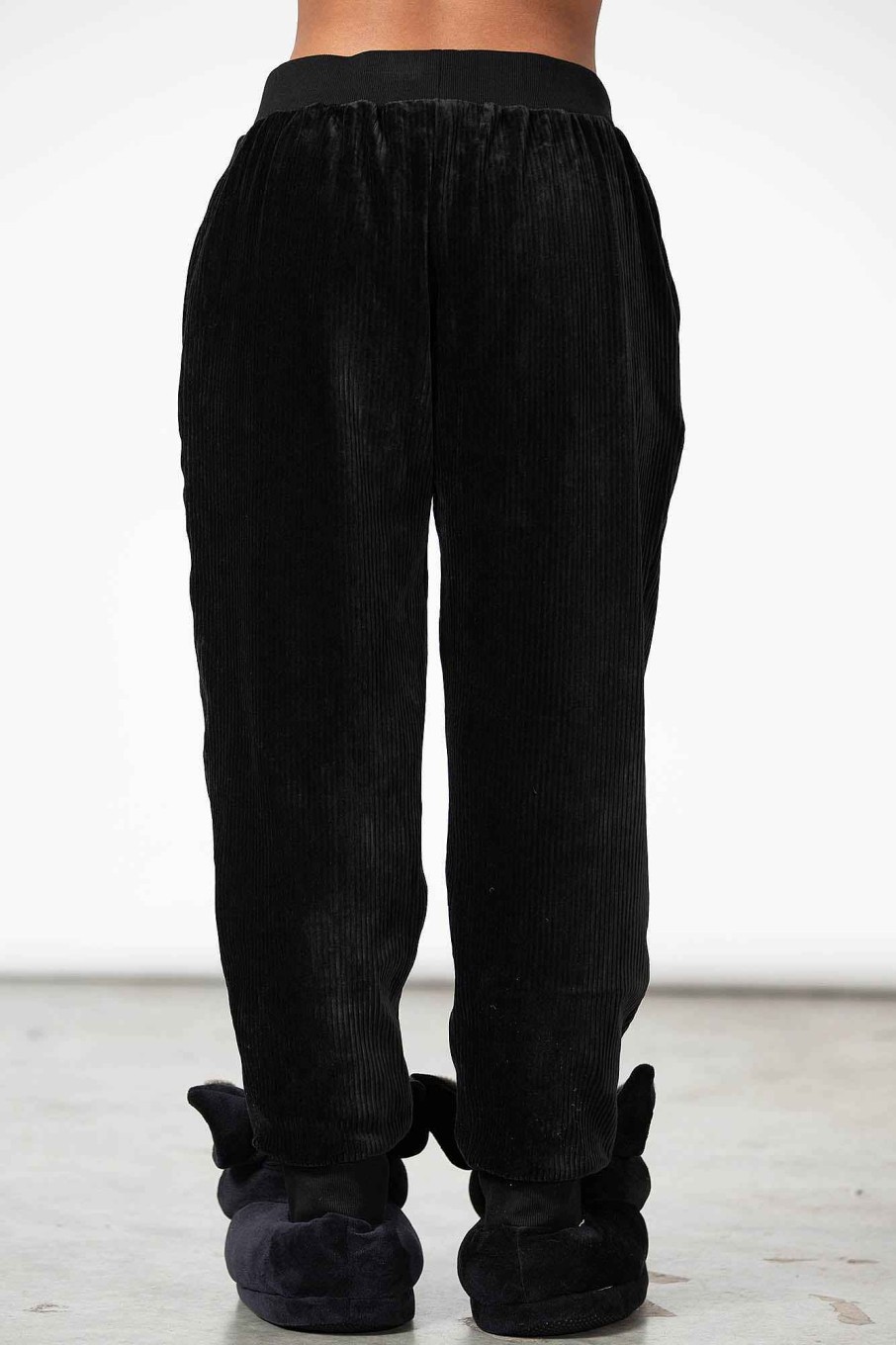 Men KILLSTAR Loungewear | Night Sprawl Baggy Trousers Black