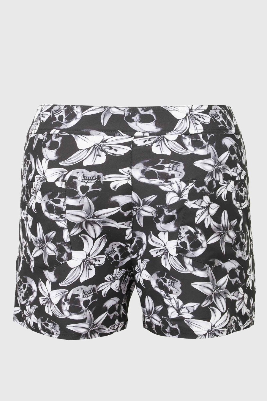 Men KILLSTAR Swimwear | Denarian'S Coin Swim Shorts [Plus] Black