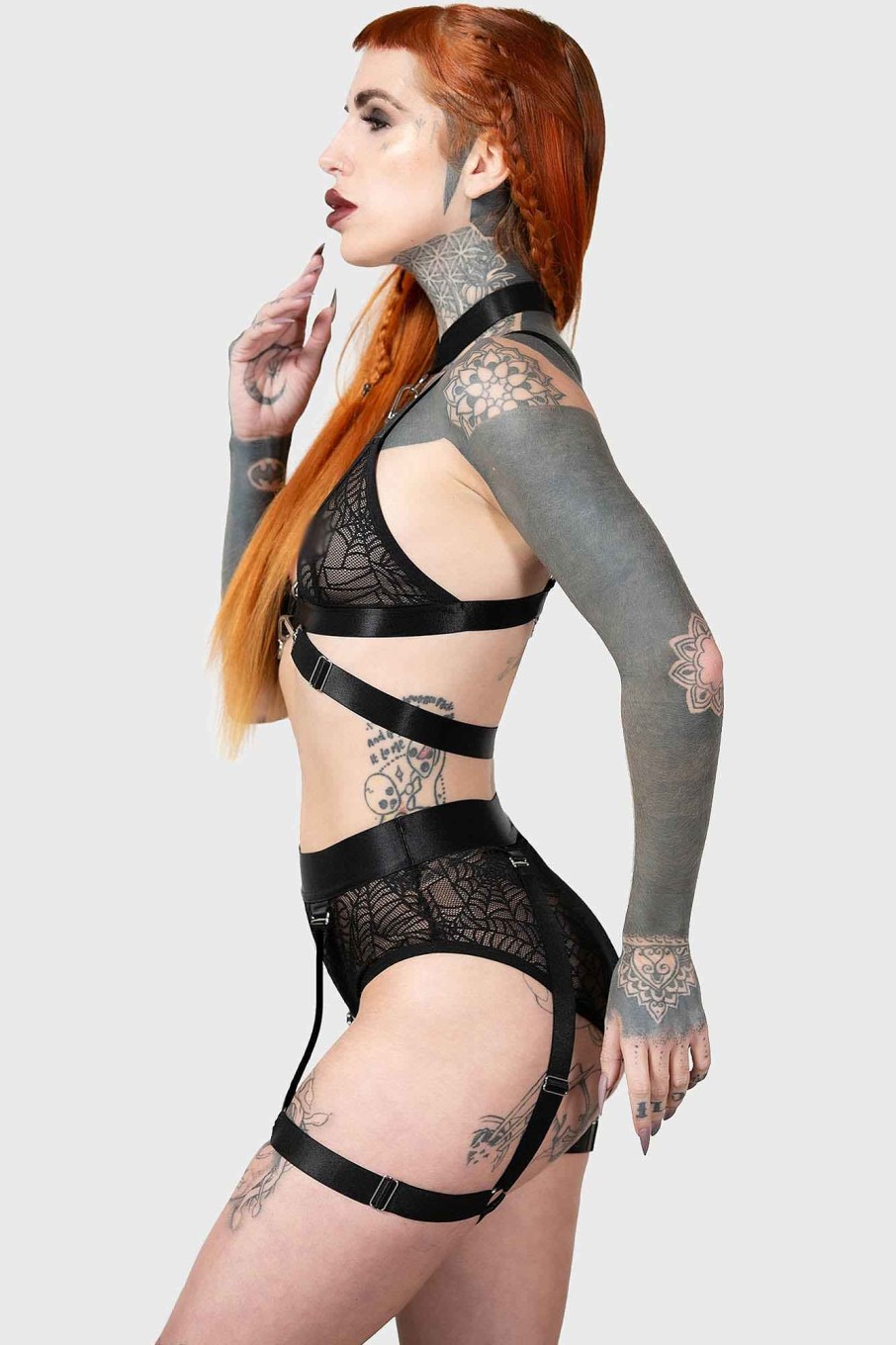 Women KILLSTAR Intimates | Tangled Panty Black