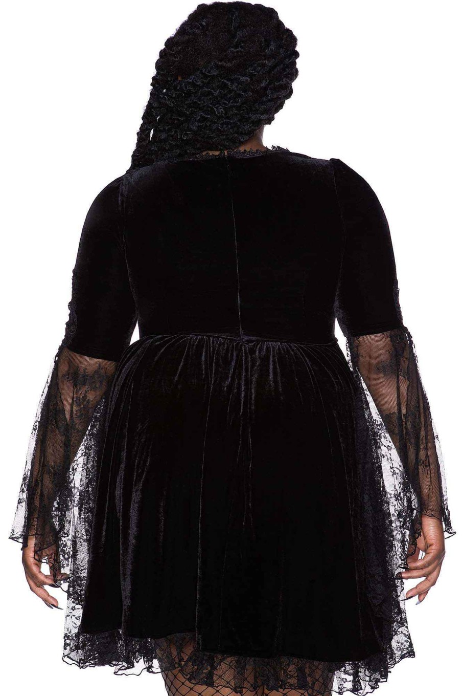 Plus KILLSTAR Dresses | Marya Brocade Dress [Plus] Black