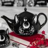 Home KILLSTAR Cups & Mugs | Evil Bunny Teapot Black