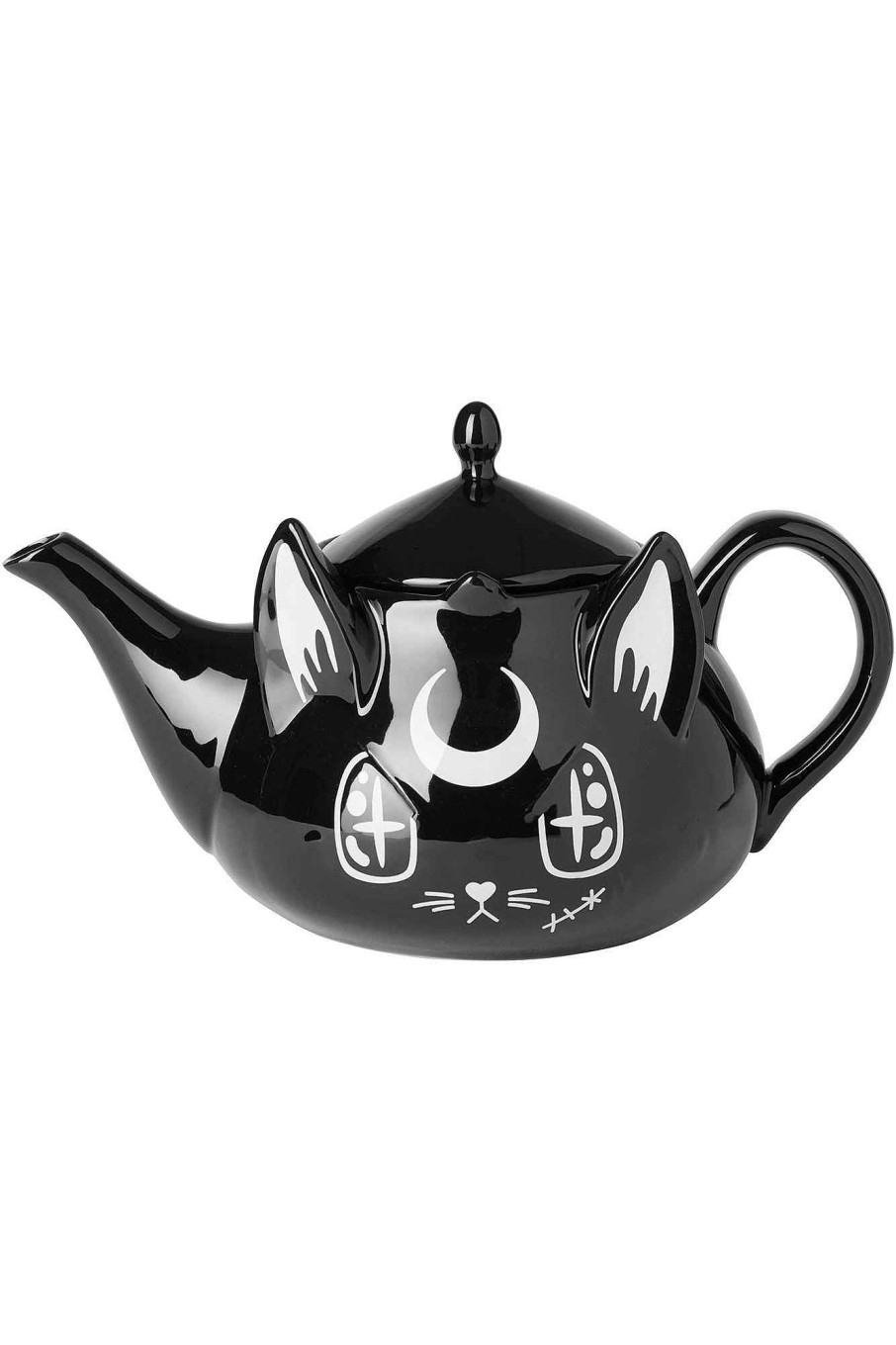 Home KILLSTAR Cups & Mugs | Evil Bunny Teapot Black