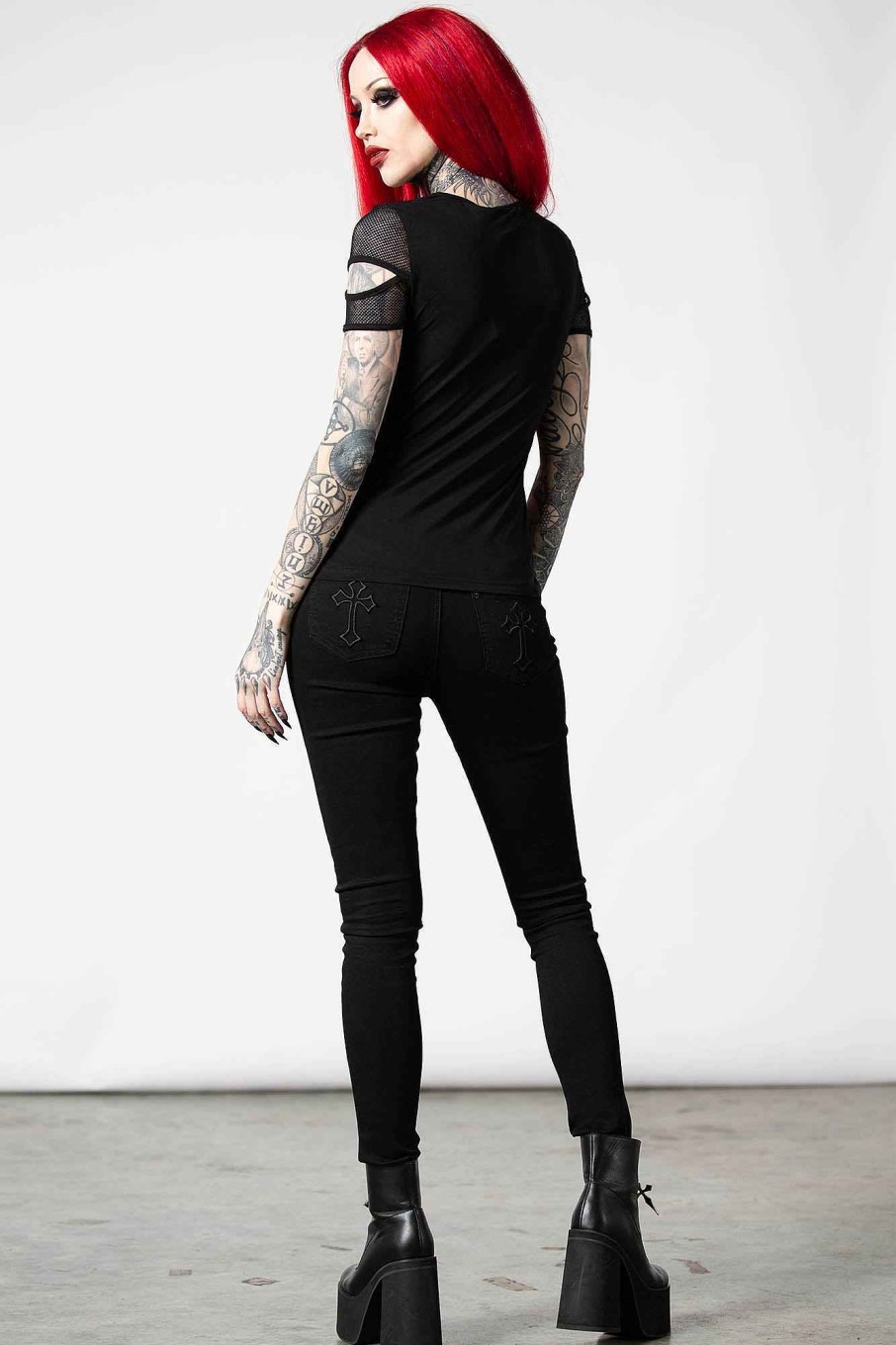 Women KILLSTAR Tops | Jovie Top Black