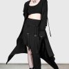 Women KILLSTAR Skirts | Acacia'S Poison Midi Skirt Black