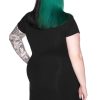 Plus KILLSTAR Dresses | Wreak Havoc Collar Dress [Plus] Black