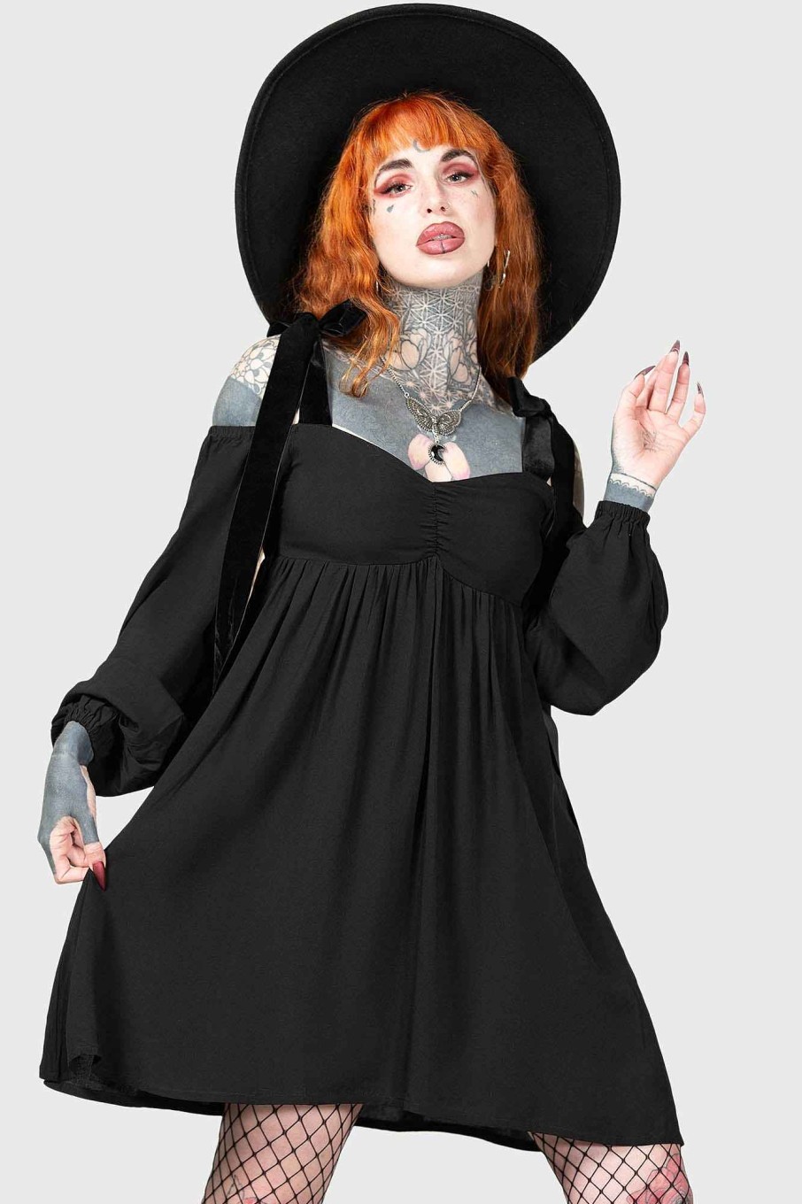 Women KILLSTAR Dresses | Mae Queen Dress Black