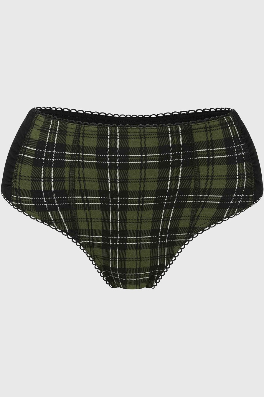 Plus KILLSTAR Intimates | Autumn Lights Panty [Plus] Green