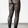 Accessories KILLSTAR Socks & Tights | Empyrean Lace Leggings Black