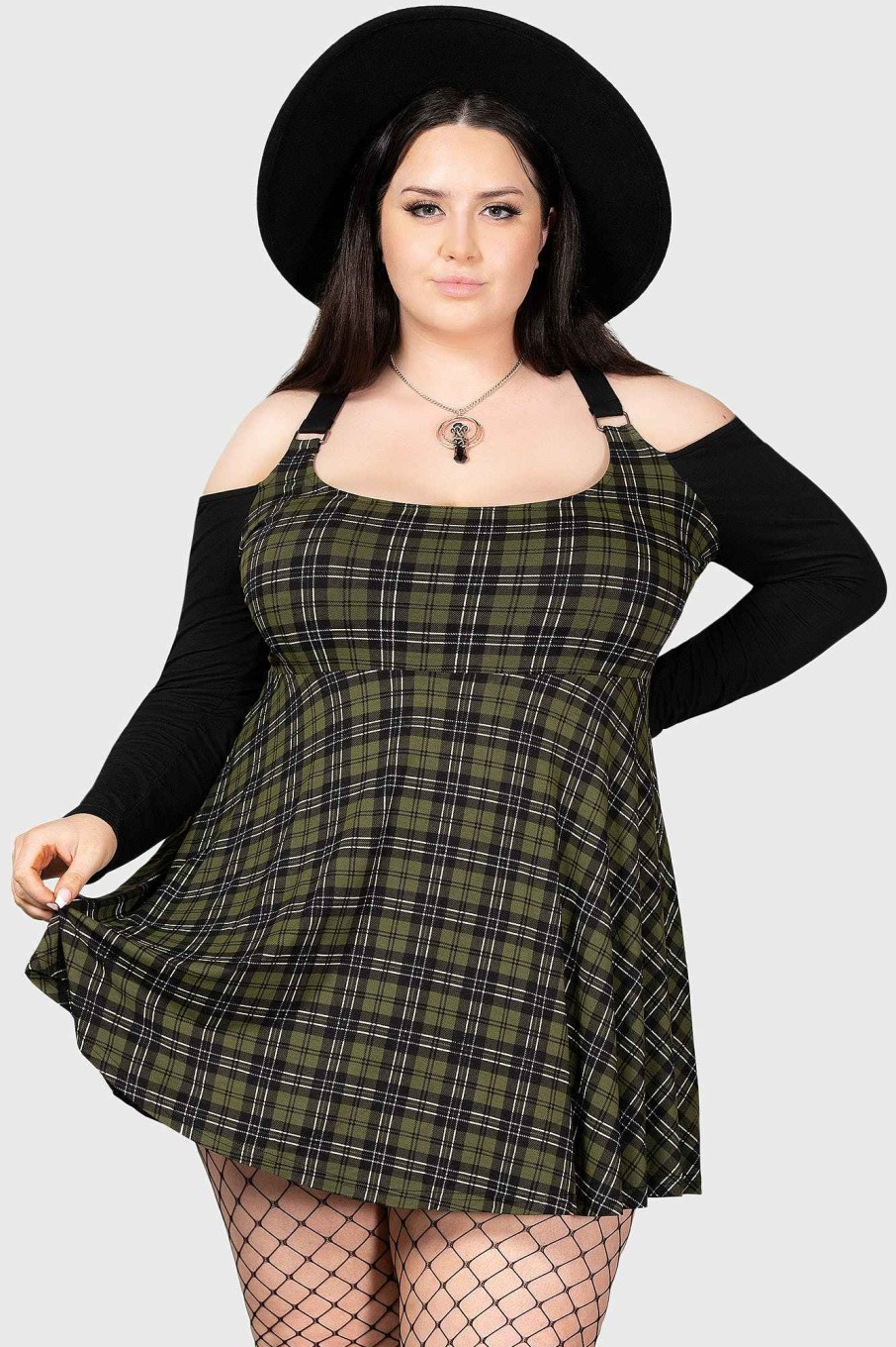 Plus KILLSTAR Dresses | Estine Dress [Plus] Green