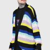 Men KILLSTAR Knitwear | Neon Cardigan Rainbow