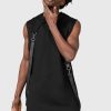 Men KILLSTAR Tops | Blayze Hooded Vest Black