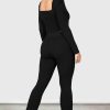 Women Killstar Co-Ords | Sinereous Flare Leggings Black