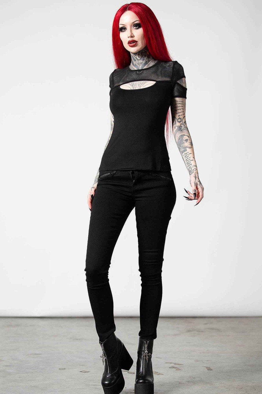 Women KILLSTAR Tops | Jovie Top Black