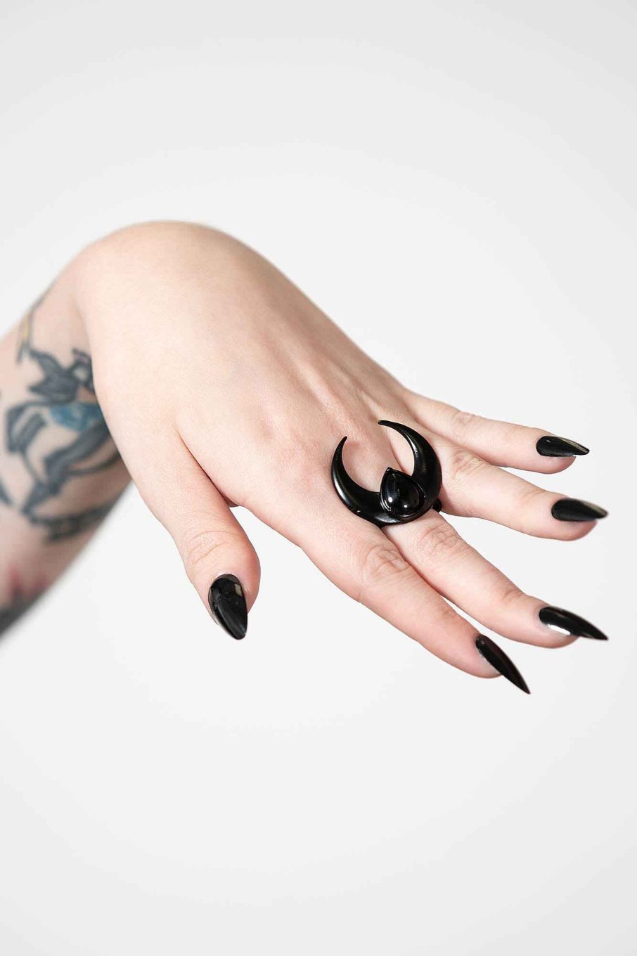 Accessories KILLSTAR Rings | Forest Moon Ring Black