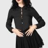 Women KILLSTAR Tops | Sofia Shirt Black