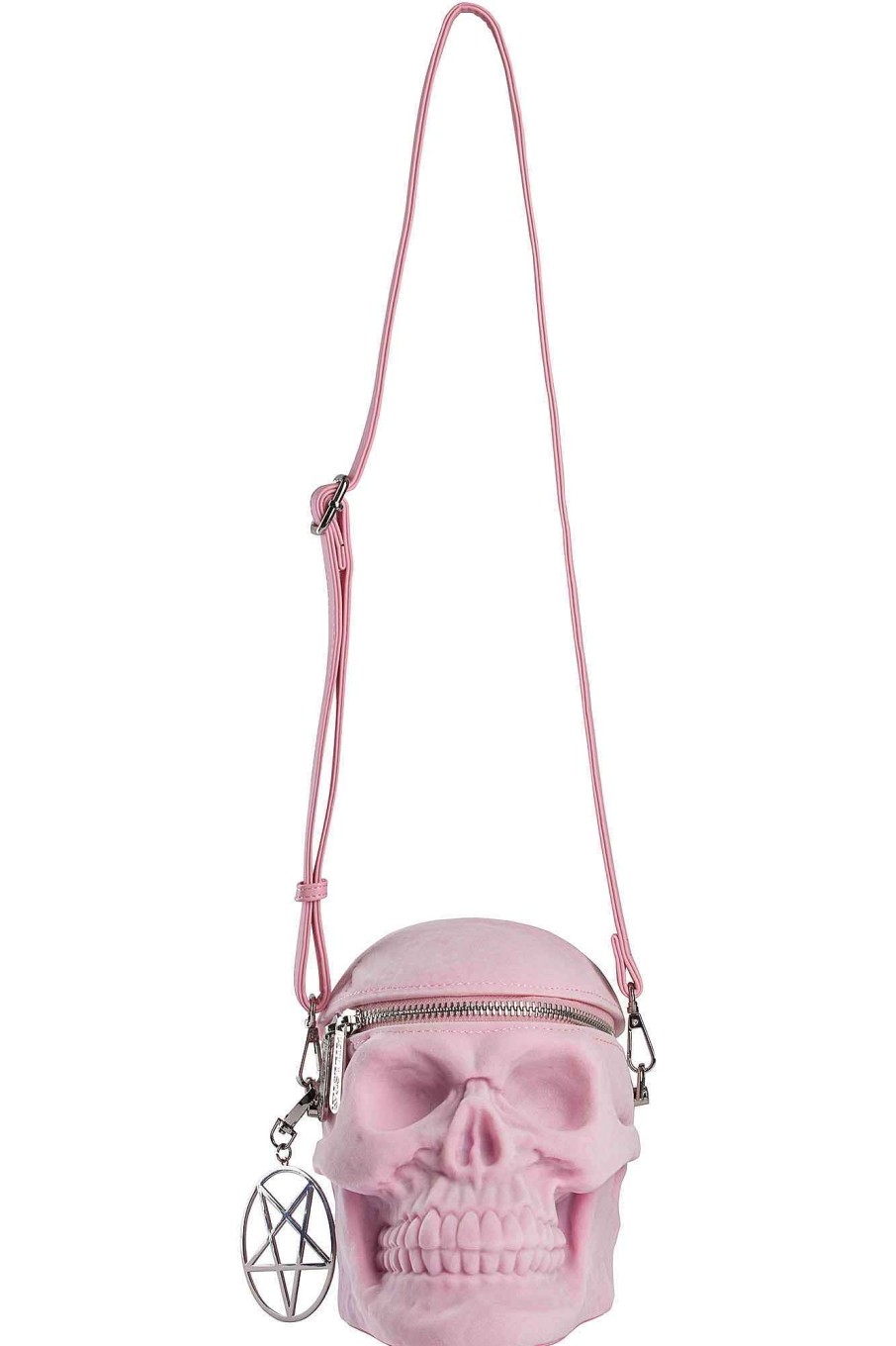 Accessories KILLSTAR Handbags | Grave Digger Skull Handbag [Pastel ] Pink