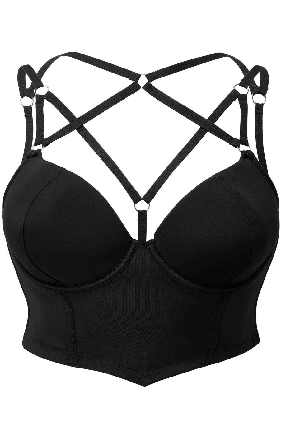 Plus KILLSTAR Intimates | Cage Effect Bra [Plus] Black