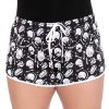 Plus Killstar Loungewear | Drowsy Lounge Shorts [Plus] Black