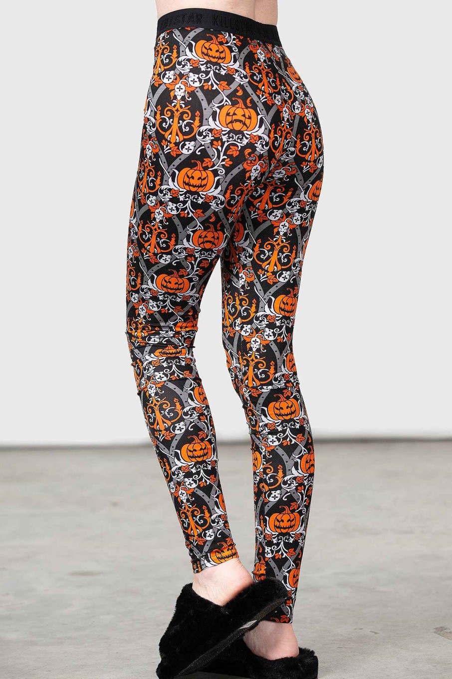 Women KILLSTAR Loungewear | Haunted Leggings Black