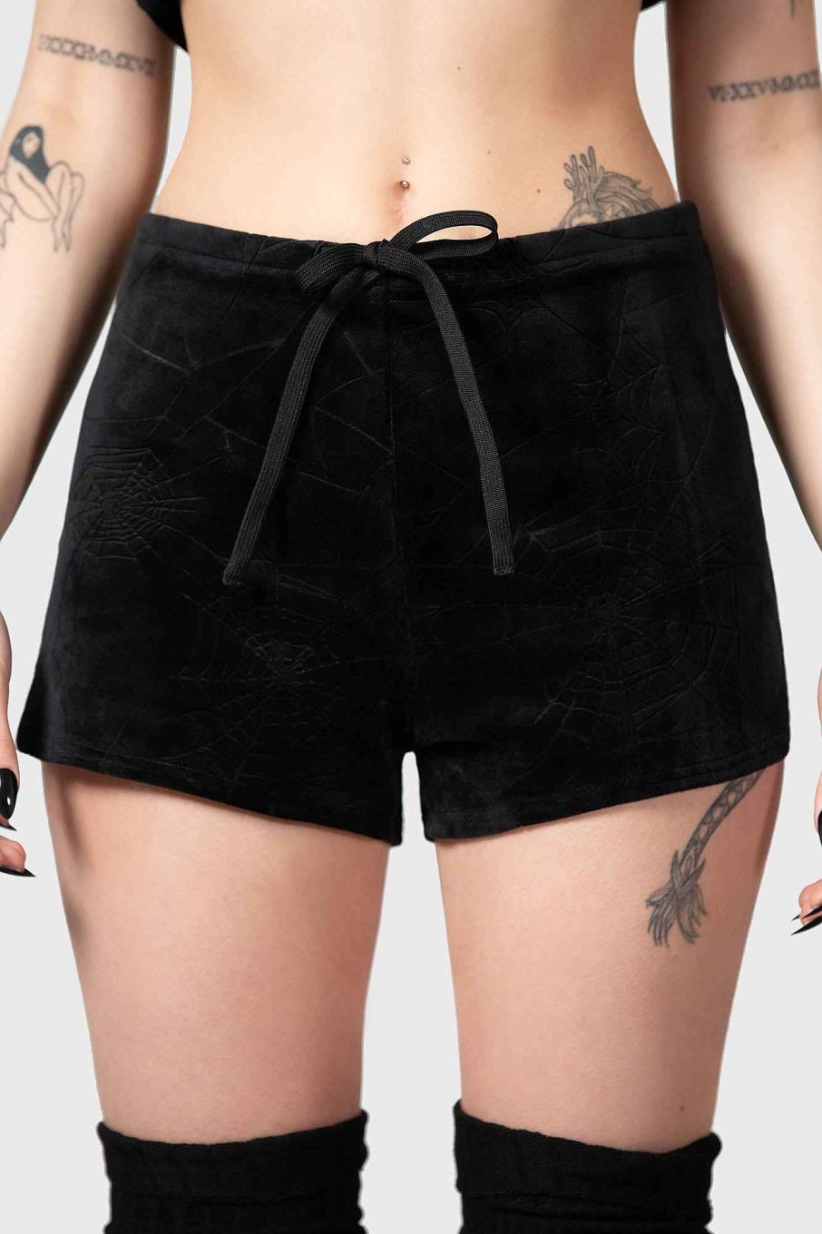 Women KILLSTAR Loungewear | Eternal Sleeper Shorts Black