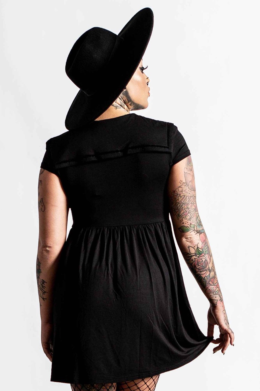 Women KILLSTAR Dresses | Blood Bound Skater Dress Black