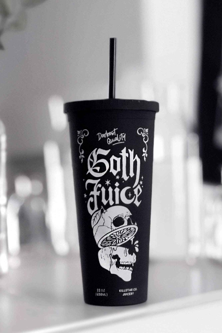 Home KILLSTAR Cups & Mugs | Goth Juice Cold Brew Cup Black