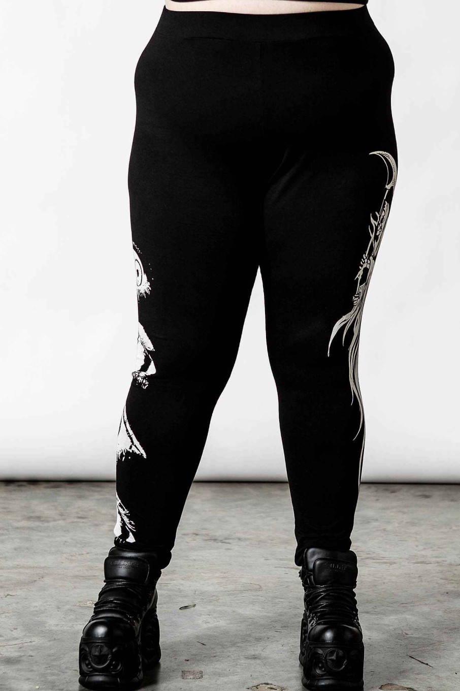 Plus KILLSTAR Bottoms | Insomnia Leggings [Plus] Black