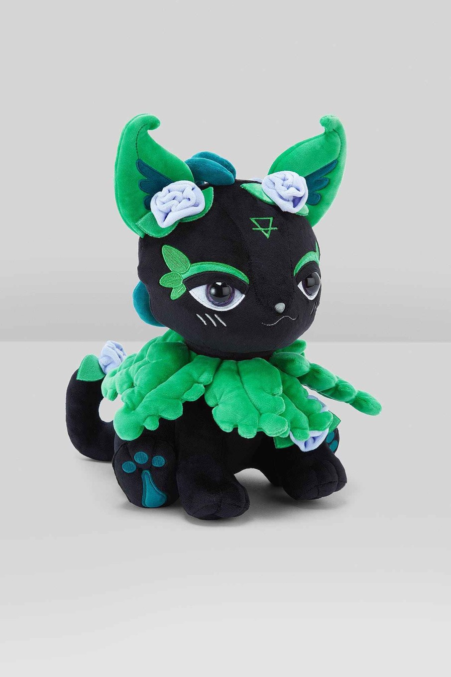 Kreeptures KREEPTURES | Element Cats: Earth Plush Toy Black