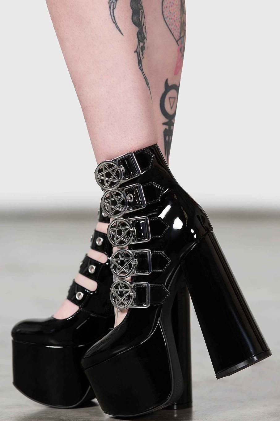 Shoes KILLSTAR | Panic Platform Shoes Black