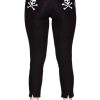 Women KILLSTAR Bottoms | Bad Baby Capri Pants Black