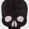 Home KILLSTAR Towels & Mats | Skull Bathroom Rug Black