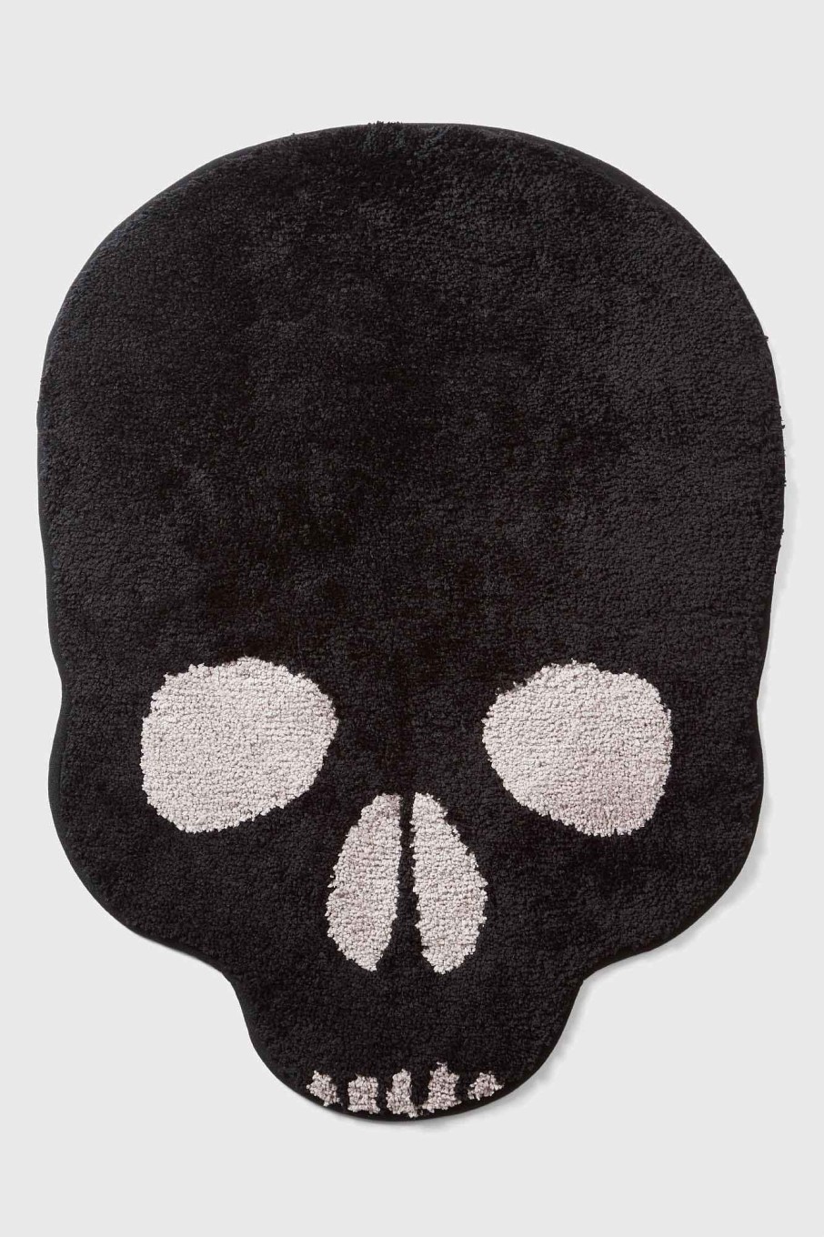 Home KILLSTAR Towels & Mats | Skull Bathroom Rug Black