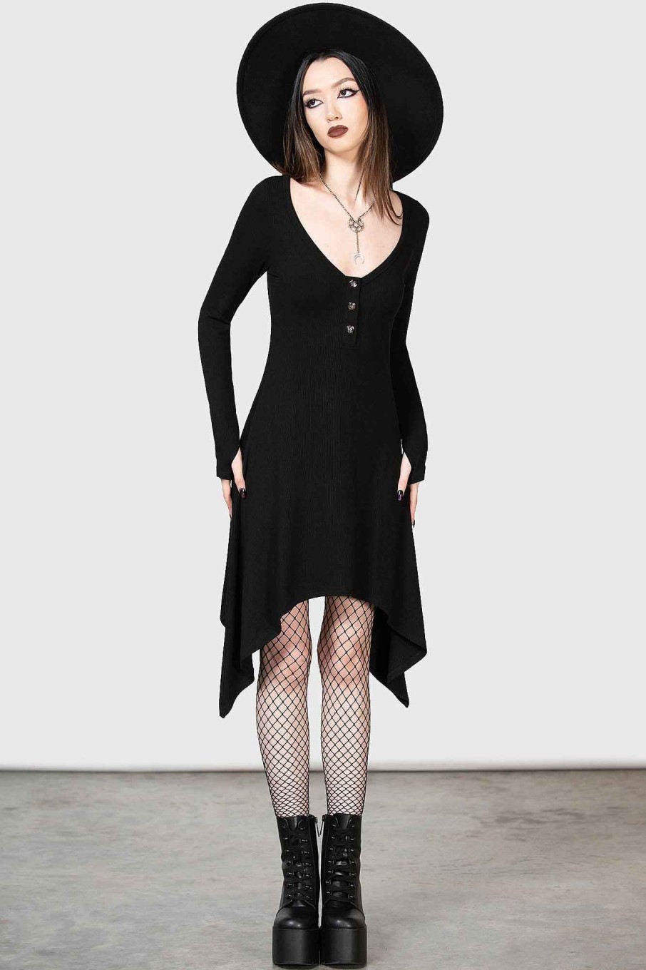 Women KILLSTAR Dresses | Haunted Grove Dress Black