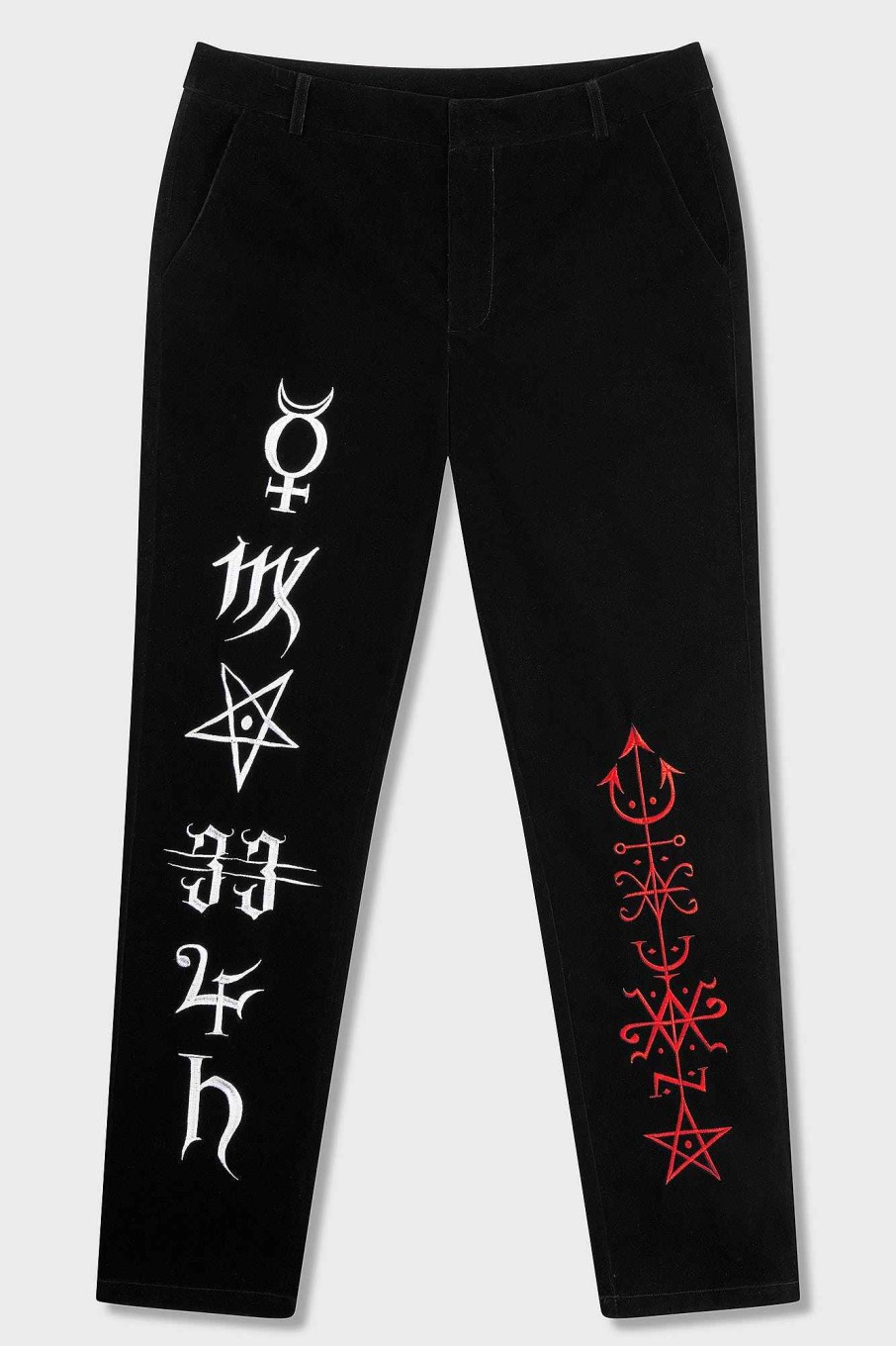 Plus KILLSTAR Co-Ords | Enthroned Suit Trousers [Plus] Black