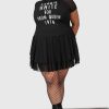 Collabs MGM CARRIE | Senior Prom Shrunken T-Shirt [Plus] Black