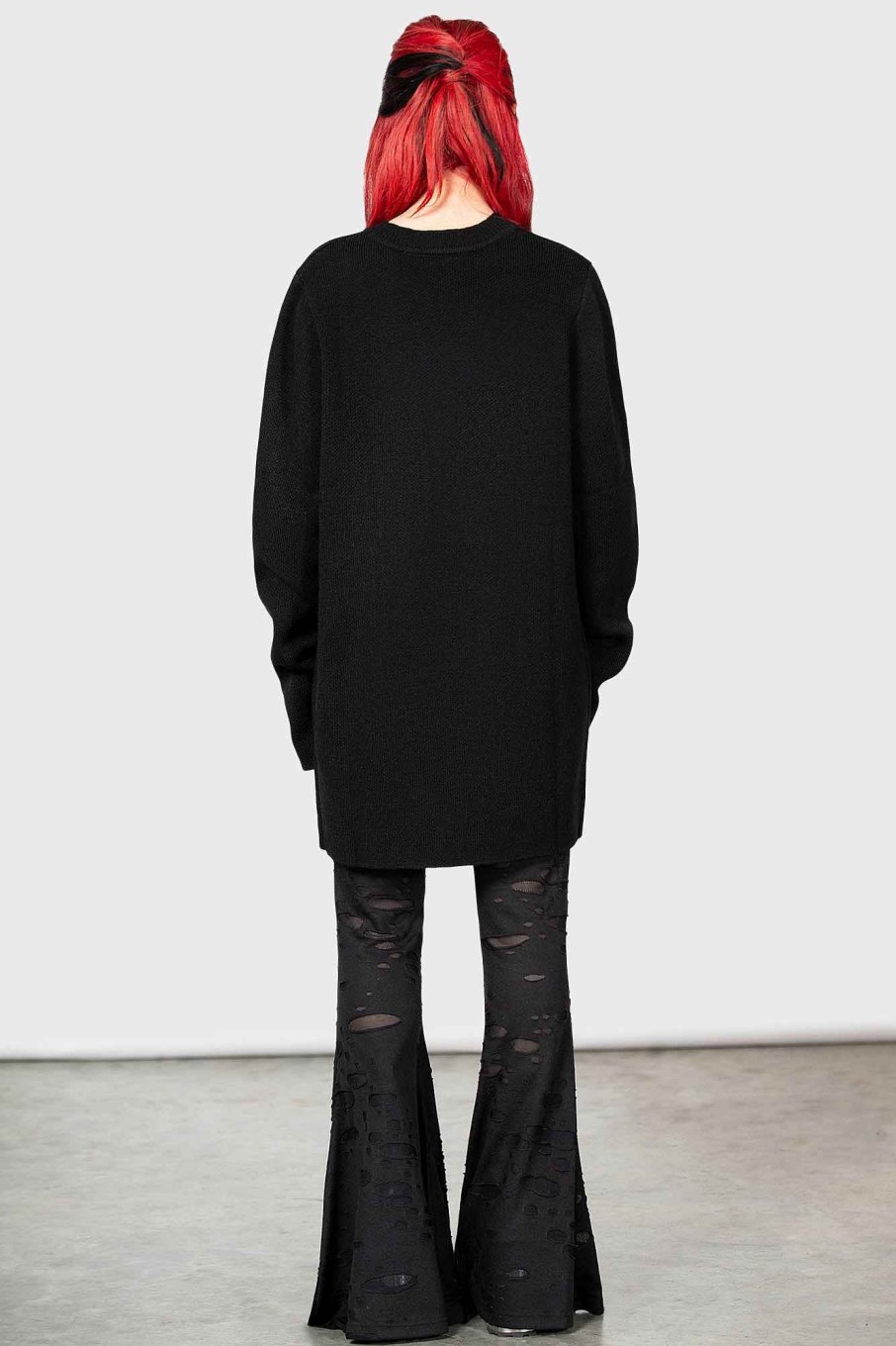 Men KILLSTAR Knitwear | Catacombs Harvest Sweater Black