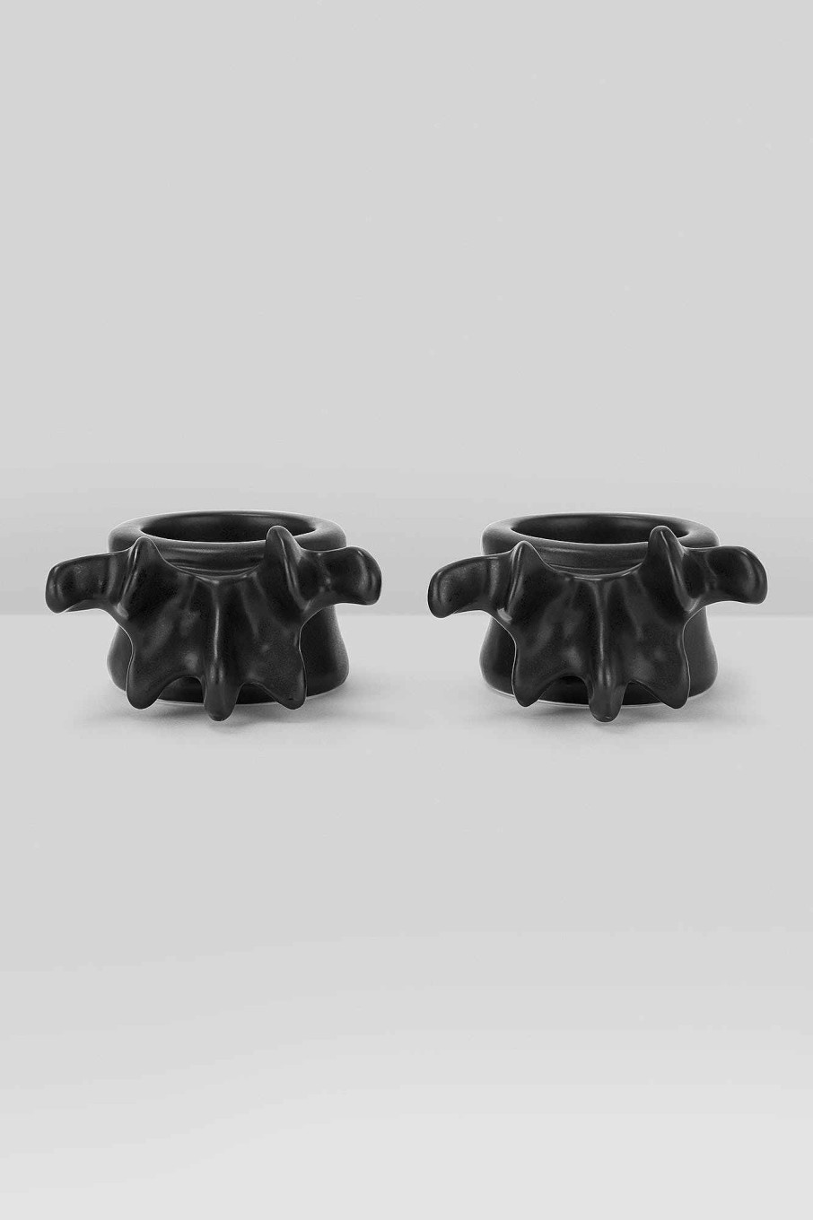 Home KILLSTAR Candles & Scent | Ossuary Tealight Holder (Set Of 2) [B] Black